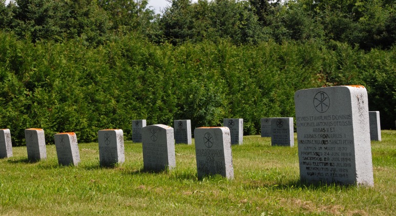 The graveyard is the final resting place for the many Priests who served at the College.