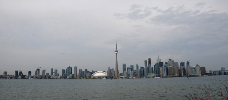 The Toronto skyline from the Island
